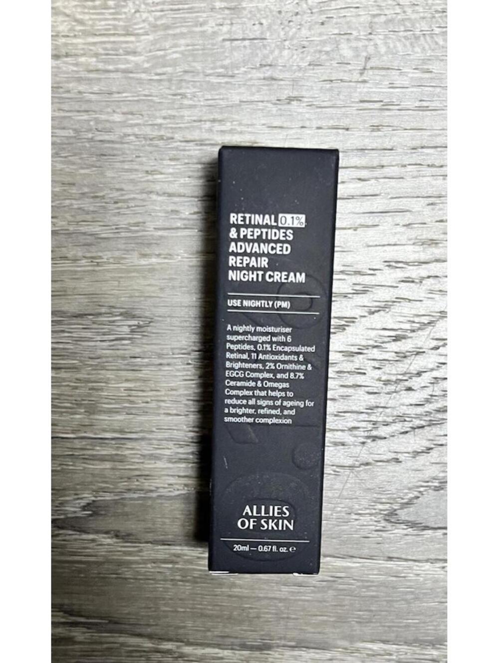 Allies of Skin Retinal 0.1% & Peptides Advanced Repair Night Cream